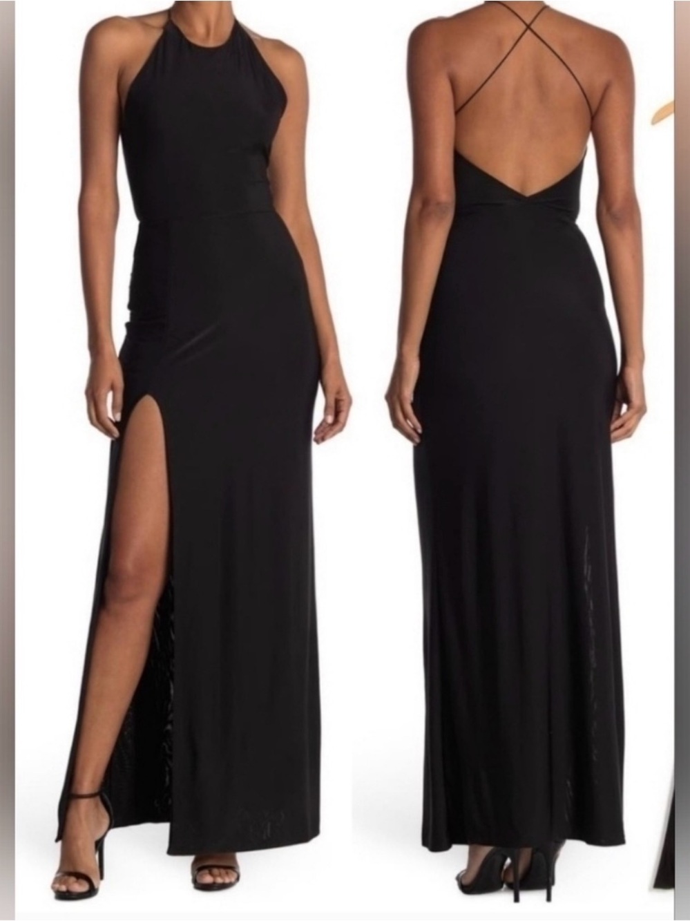 Love By Design Black Maxi Dress